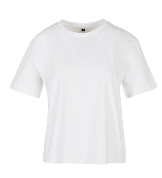 Live T-Shirt Oversized aus Baumwolle – personalisiert mit Wunsch-Sticker