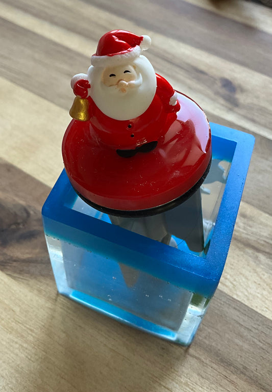 🎅 Weihnachts Waschbeckenstöpsel – Handgegossen & festlich