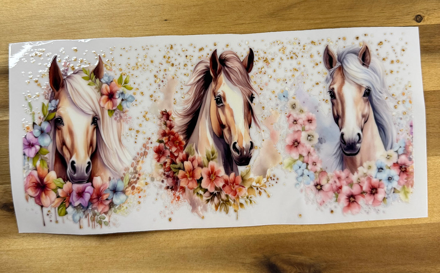 Flowers and Horses