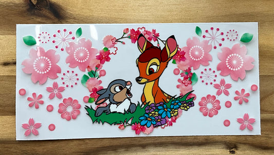 Rehkitz mit Hasen