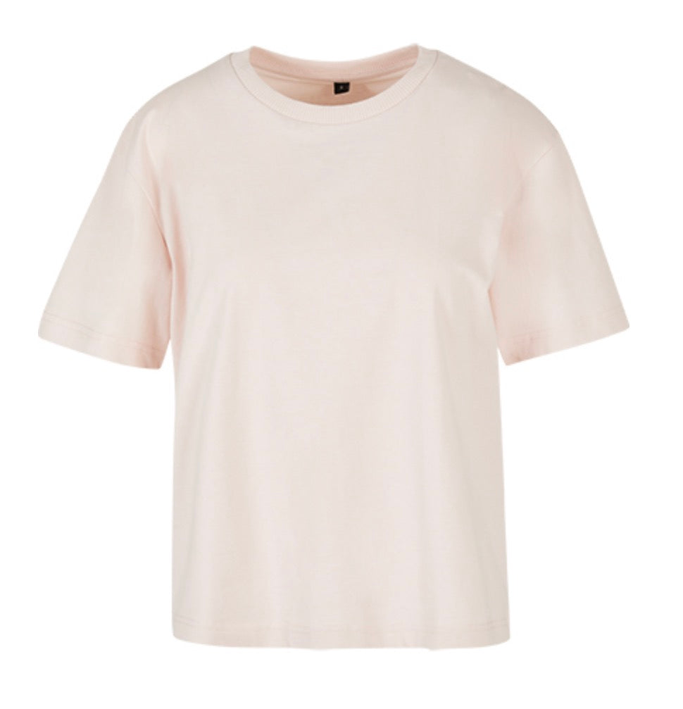 Live T-Shirt Oversized aus Baumwolle – personalisiert mit Wunsch-Sticker
