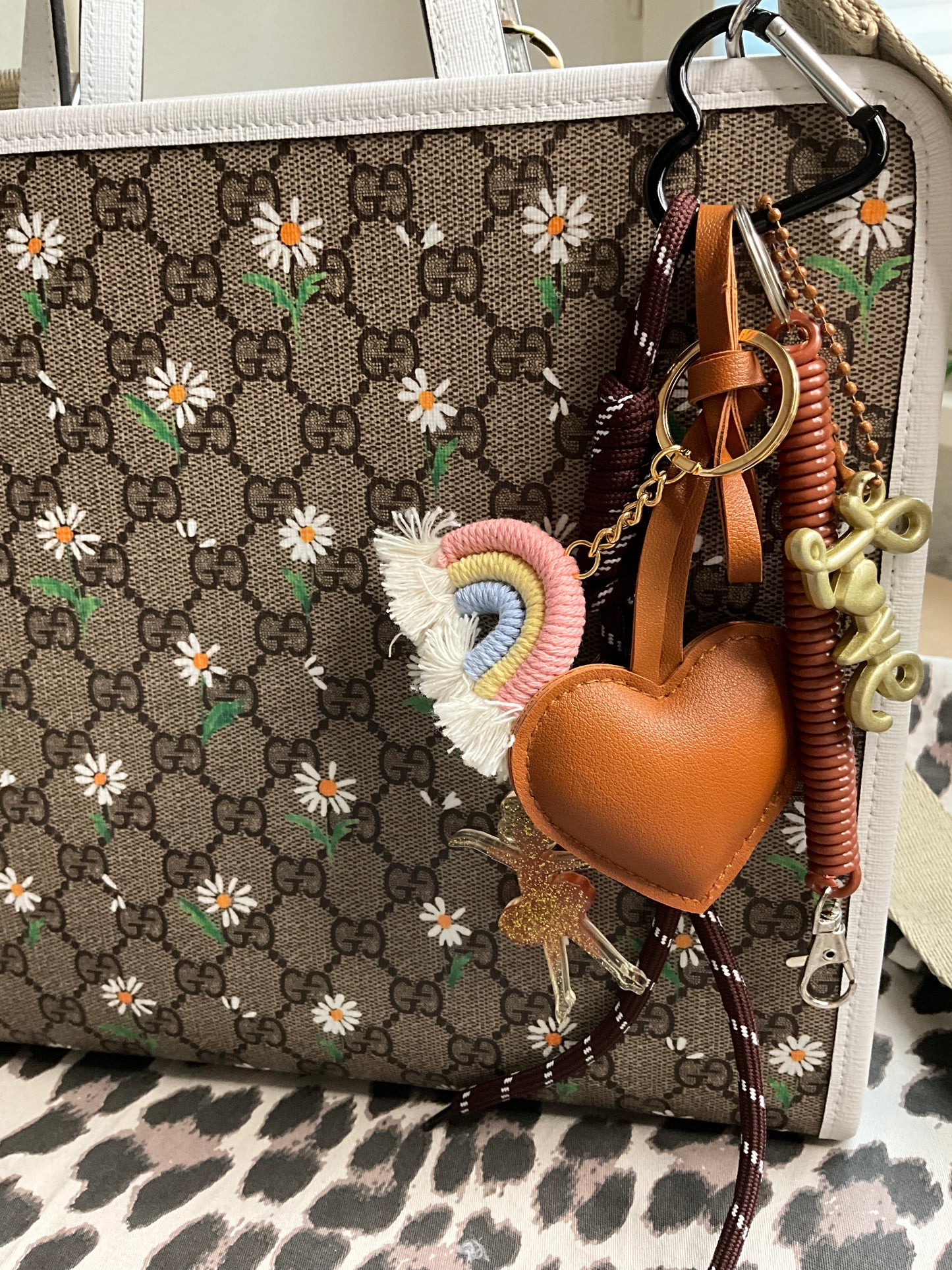 🤎 „Cocoa Love“ – Taschen- & Schlüsselanhänger (Unikat)