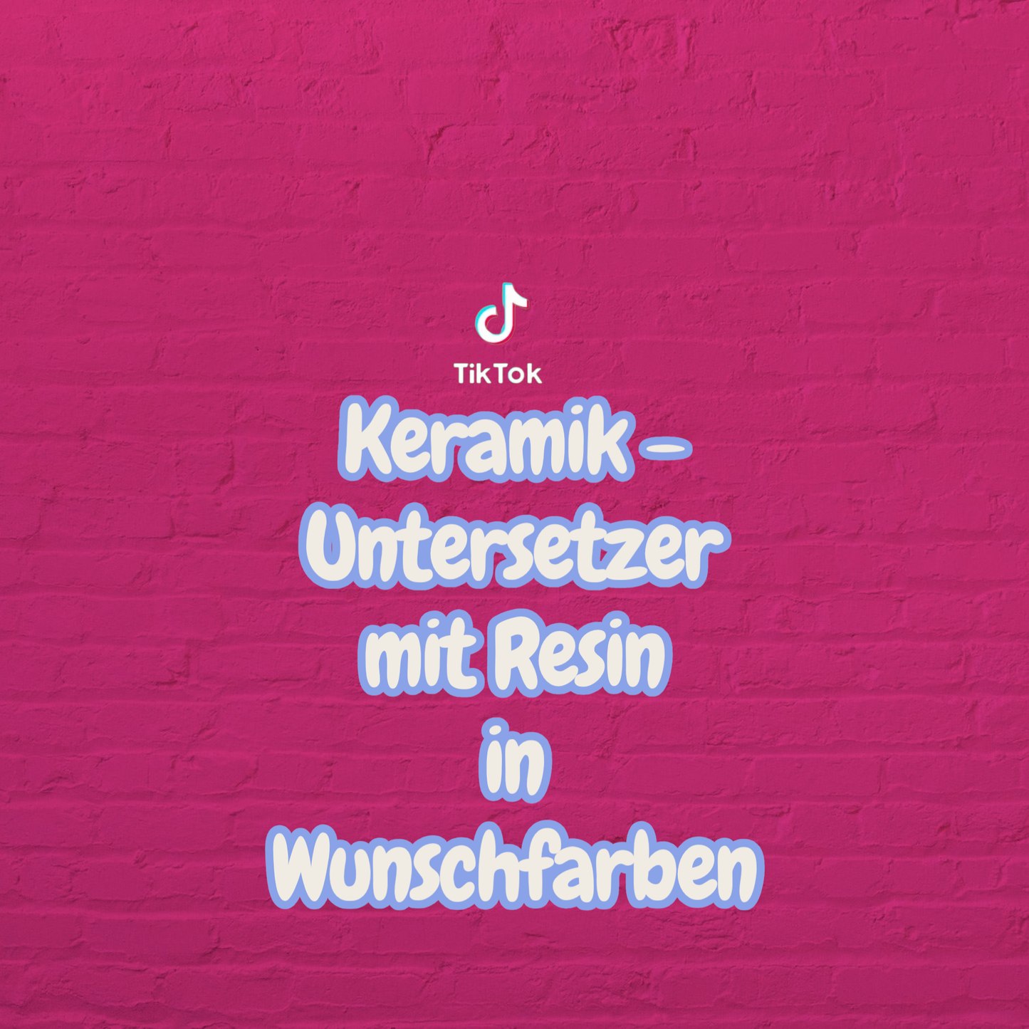 TikTok live Shopping 🎨 Keramik - Untersetzer mit Resin in Wunschfarben – individuell & kunstvoll