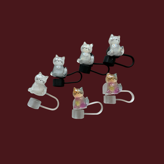 Meow & Glow – die Glitzerkätzchen für deinen Strohhalm