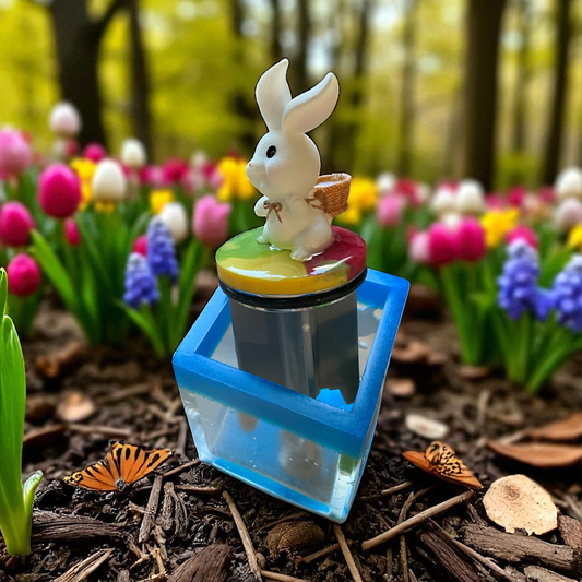 🐰 Oster Waschbeckenstöpsel mit Häschen & Körbchen – einzigartig