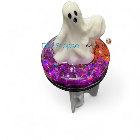 👻 Der Stöpsel – Art by Nic | Halloween Edition „Glitzer-Geist“ 🎃