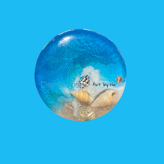 🌊 Der Stöpsel – Art by Nic | Ocean Art Edition „Beach Vibes“ 🐚