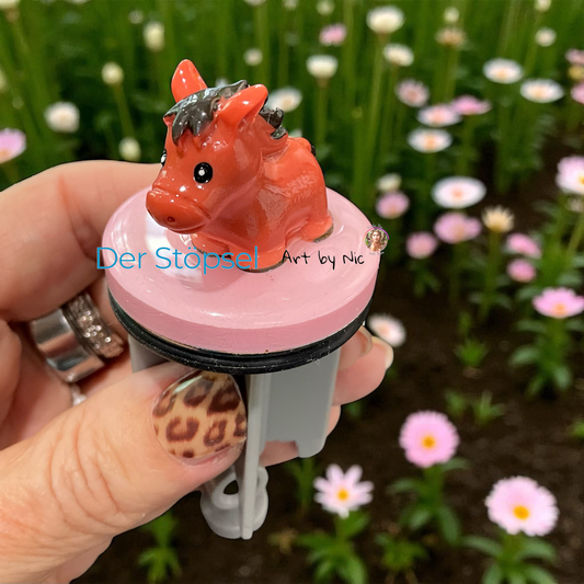 🐴 Der Stöpsel – Art by Nic | Cute Edition „Rotes Pony“ ✨