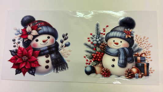 Pinguine Christmas blau 4