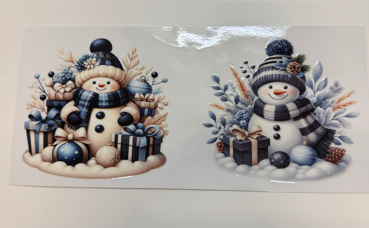 Pinguine Christmas blau 3