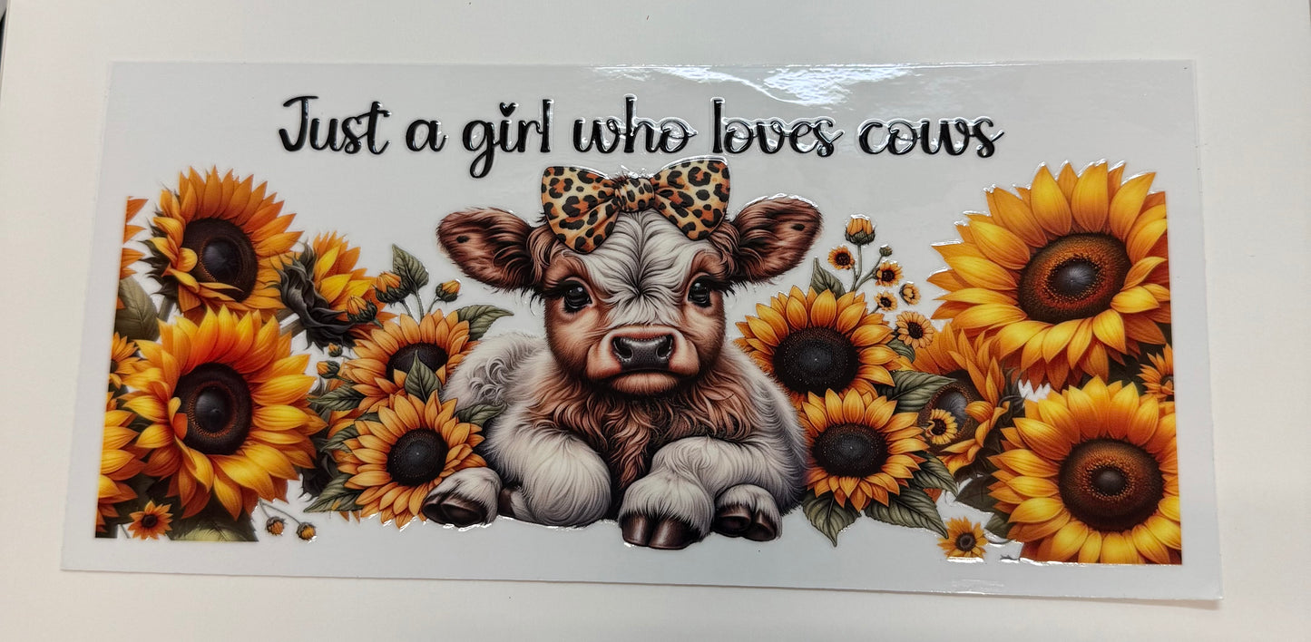Just a girl who loves cows