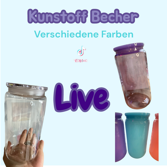 Kunstoff Trinkglas 470 ml
