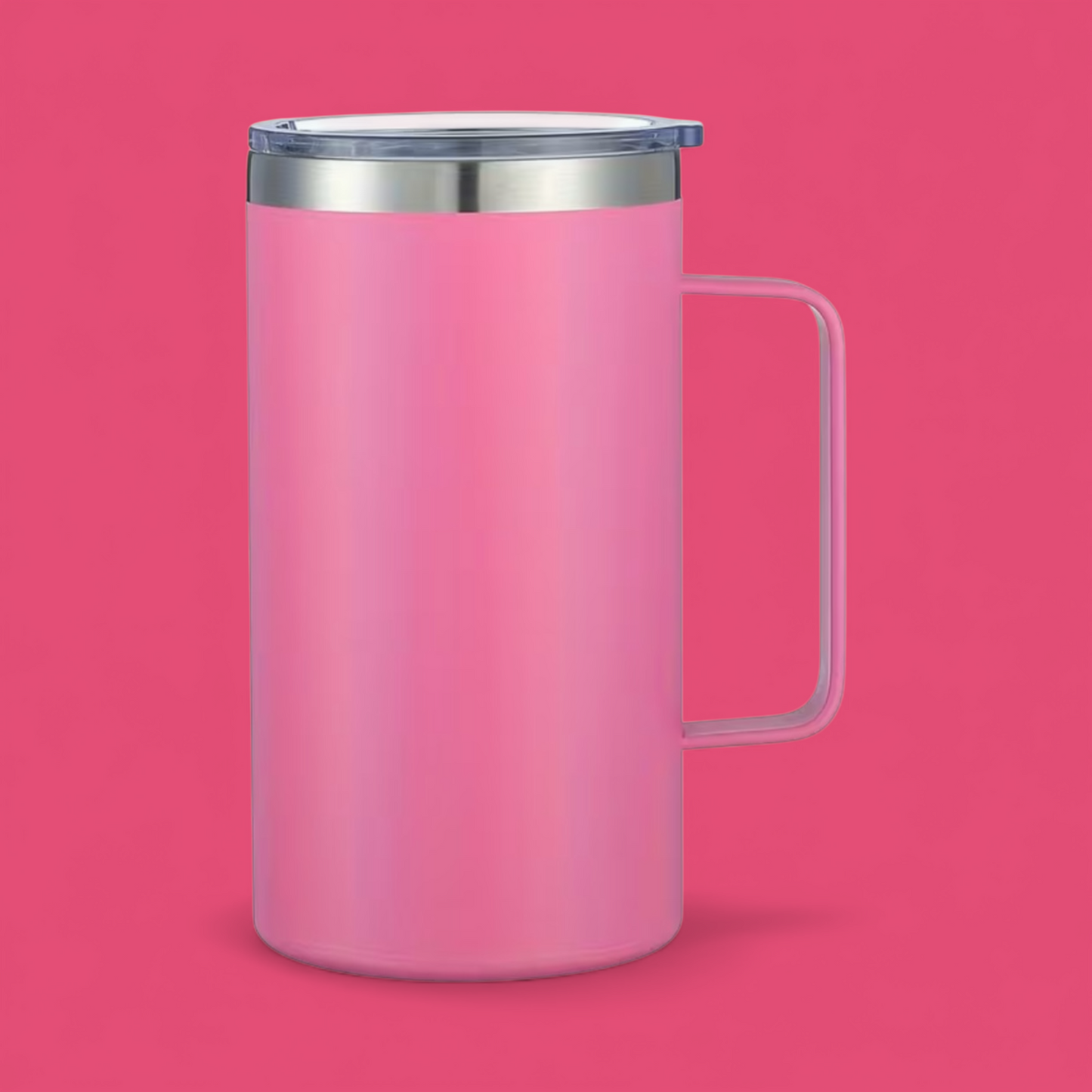 Edelstahl Becher mit Henkel