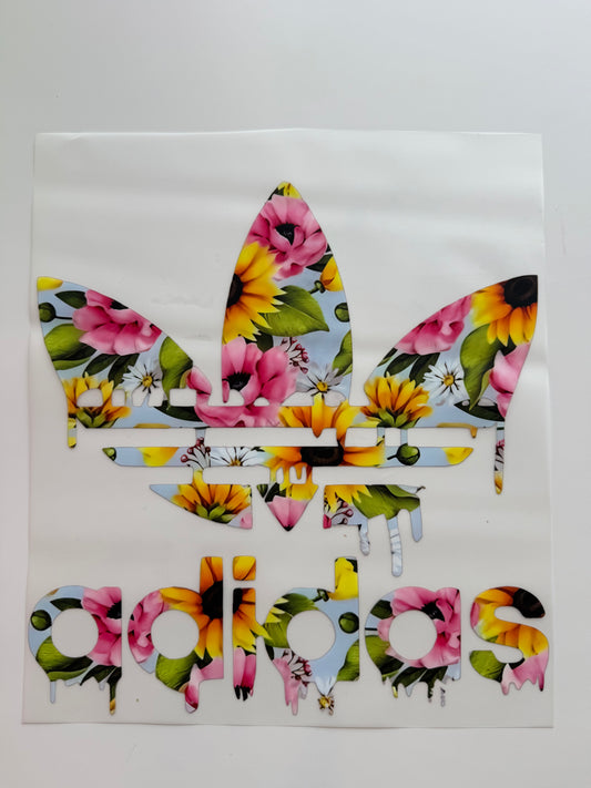 Textil Sticker-Blumen