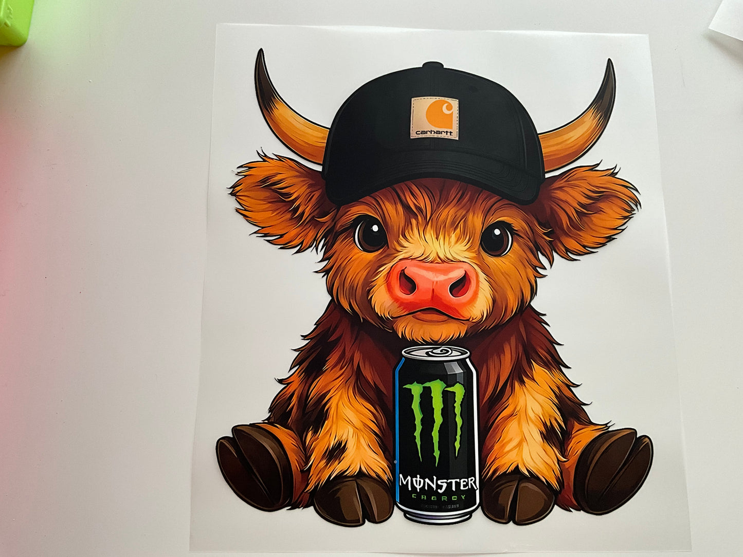 Textil Sticker-Kuh M