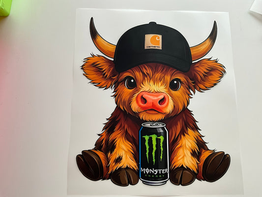 Textil Sticker-Kuh M
