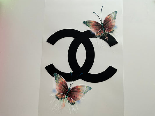 Textil Sticker-Butterflies C