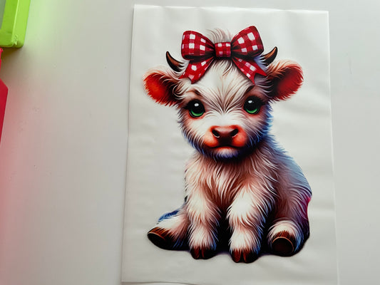 Textil Sticker- moo cute