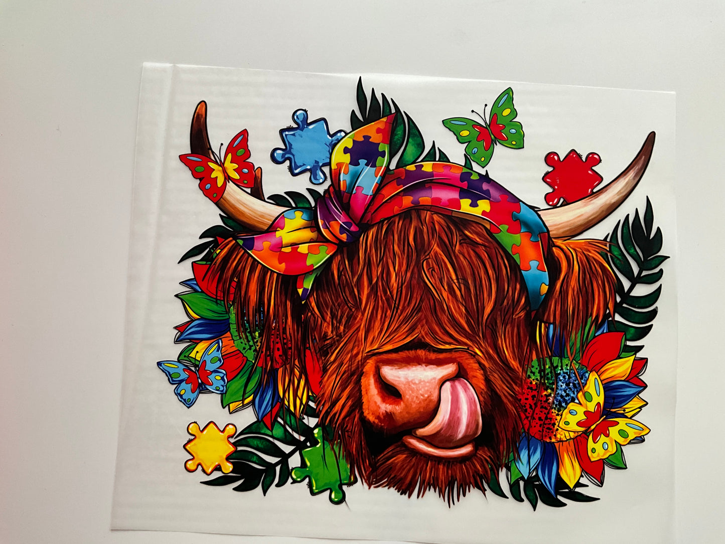 Textil Sticker- cow 2