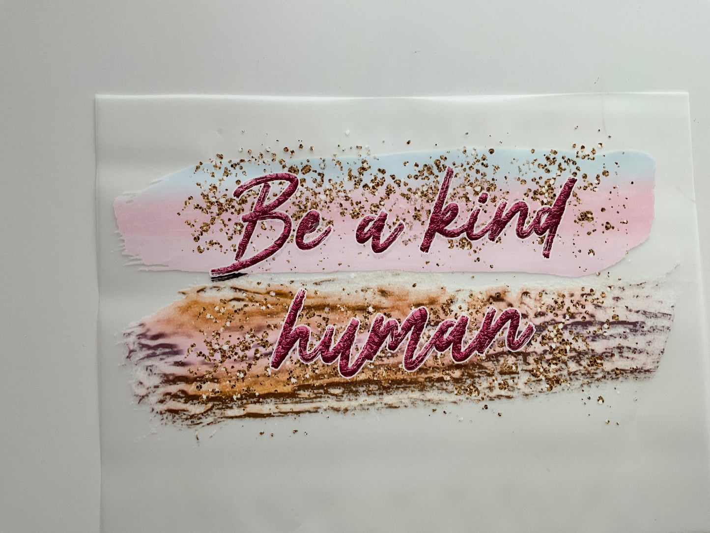 Textil Sticker- be a Kind human
