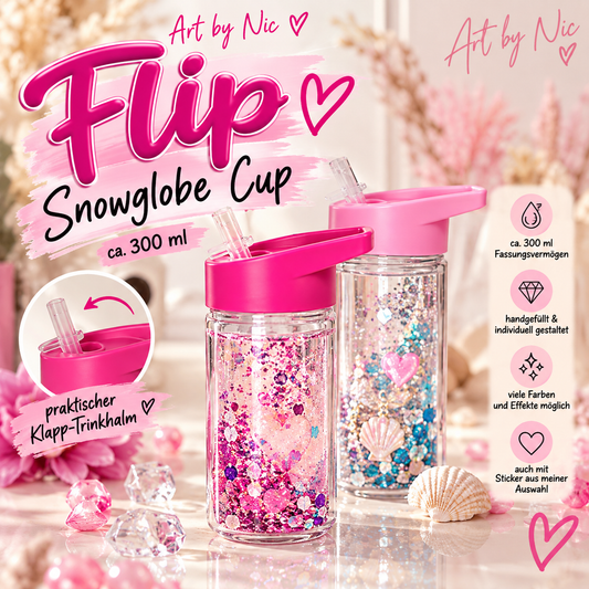Art by Nic Flip-Snowglobe Cup | ca. 300 ml 💕