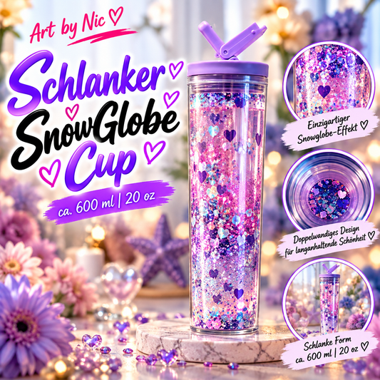 Art by Nic Der Schlanke Snowglobe Cup | 600 ml