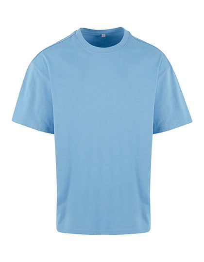 Live T-Shirt Oversized aus Bio-Baumwolle – personalisiert mit Wunsch-Sticker