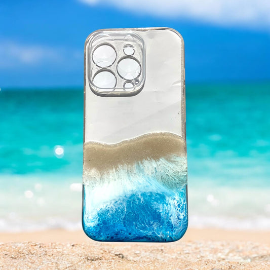Ocean Art Handyhülle Handy Cover meeresdesign maritime Wellen Muscheln ocean Handy Hülle handycover I phone iPhone 16 pro