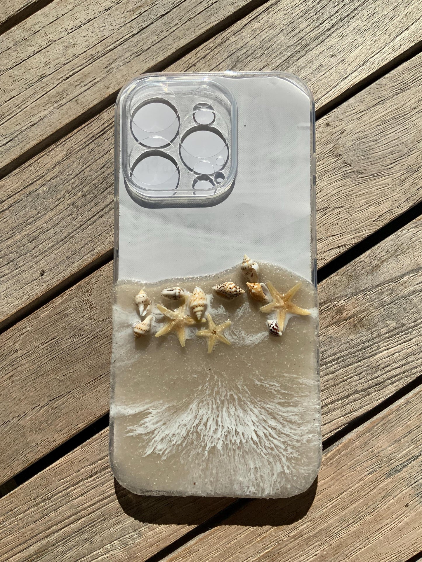 Ocean Art Handyhülle Handy Cover meeresdesign maritime Wellen Muscheln ocean Handy Hülle handycover I phone iPhone 16 pro